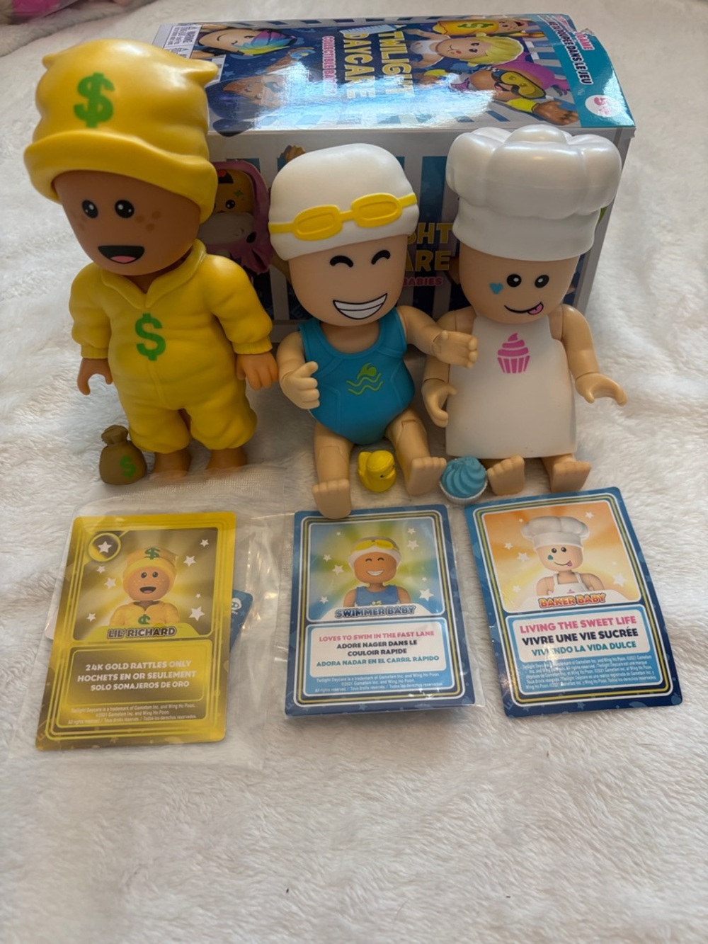 Twilight Daycare (Roblox) Dolls - Lil’Richard, SwimmerBaby, BakerBaby